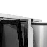 thumbnail of Mesa refrigerada de 4 puertas, acero inoxidable, refrigeración por aire, 85 x 223 x 70 cm, GN1/1, 380 W, EASYLINE, 553L, 10009 Vaiotec