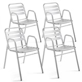 thumbnail of Lot 4 Gartensessel Aluminium grau