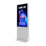 thumbnail of Exposiciónate Smart Line Coluna informativa digital dupla face com ecrã Samsung de 50" branco DITDTOTEM50C9003ESF