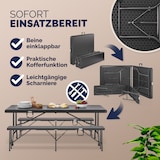 thumbnail of CASARIA® Bierzeltgarnitur Kunststoff 180cm 3-teilig Set