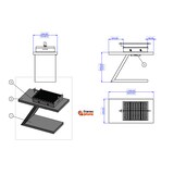 thumbnail of barbacoa de carbon prensa stove pr1501cg atenea giratoria