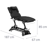 thumbnail of physa - Massagetafel - 3 motoren - 200 kg - zwart