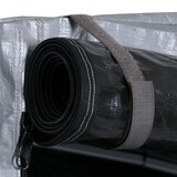 thumbnail of Décoshop26 - Abri de jardin en aluminium rangement divers extérieur protection uv imperméable 201x157x201 cm argenté 04_0005736