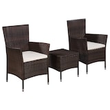 thumbnail of vidaXL 3-tlg. Bistro-Set Poly Rattan Braun