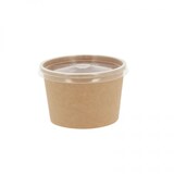 thumbnail of 500 unidades. Embalagem de papelão BIO Kraft para sopas herméticas (300ml) Ref SOP11