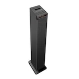 thumbnail of Tour de son noire avec lecteur CD, Bluetooth, FM et USB, 60W , télécommande, Jeu de lumière OVNI LED