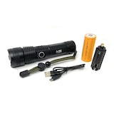 thumbnail of Taschenlampe LED 1000 meter Leuchtweite Militär USB