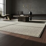 thumbnail of Teppich Flur Einfarbig Elegant Waschbar Strapazierfähig Schlafzimmer Schadstoffgeprüft Creme 120x170 cm OEKO-TEX – CIMA von Kadima Design