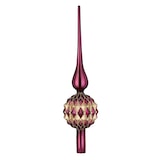 thumbnail of Christbaumspitze Glas 31cm mit Ornamenten - Smooth Port