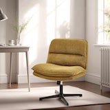 thumbnail of Cadeira giratória Schneidersitz / Cadeira lounge Criss Cross 20 Tecido castanho hjh LIVING