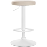 thumbnail of Sgabello da bar Ponte con rivestimento in similpelle crema/bianco