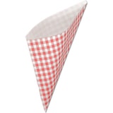 thumbnail of Boerenbont Rode Ruit Frietzakken - XL Grote Patat Maat K21 - 100 stuks