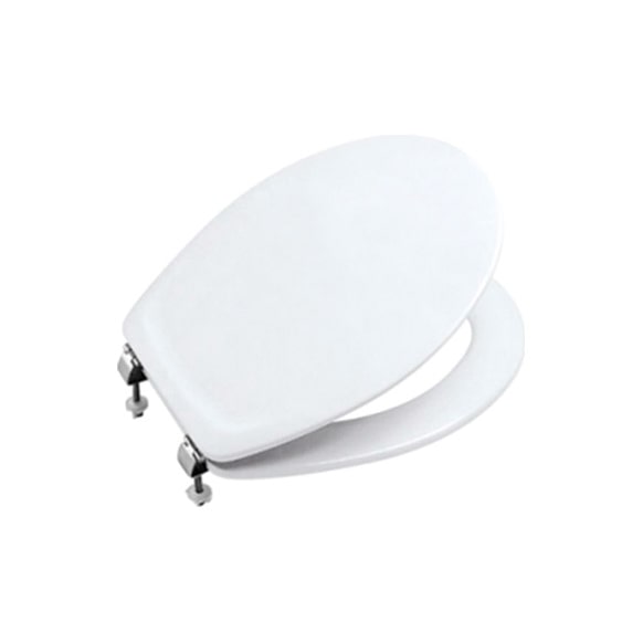 Tampa de WC Victoria Branco 36 x 44,6 cm Dobradiças metálicas