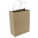 thumbnail of MONOUSO - Bolsa Papel Kraft con Asas 115g/m² 18+8x24cm (25 Uds)