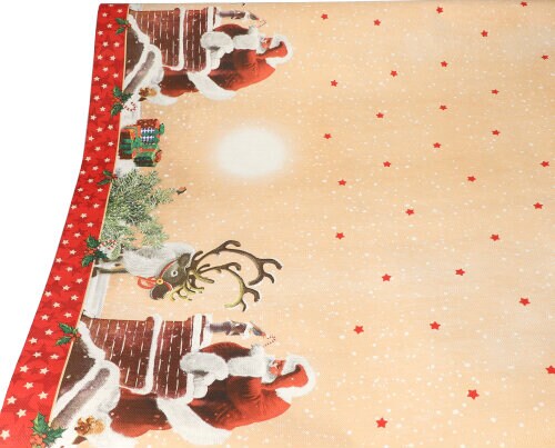12 Rollen Tischdecke, Papier 3 m x 1,2 m `Dans la Cheminee`
