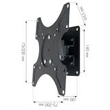thumbnail of Techly ica-lcd 2900b support pour téléviseur 94 cm 37'' noir 301412