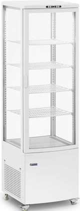 thumbnail of Royal Catering Kühlvitrine - 238 L - 5 Ebenen - weiß - 4 Räder