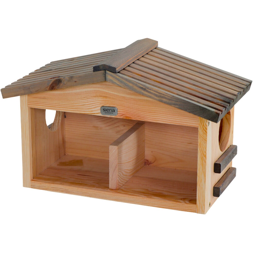 Futterstation Eichhhörnchen Knabber und KnusperKiefer FSC 100 %, 39x21x25 cm