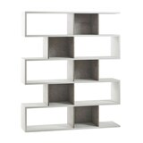 thumbnail of SARMOG LIBRERIA MODULARE H178 L150 KIT in truciolare nobilitato color ossido bianco e cemento