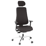 thumbnail of Bürostuhl / Chefsessel PRO-TEC 400 Stoff schwarz Alu poliert hjh OFFICE