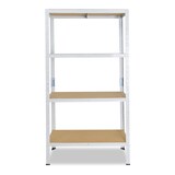 thumbnail of shelfplaza HOME 200x75x30 cm Schwerlastregal in weiß mit 4 Böden und 175 kg Traglast pro Boden