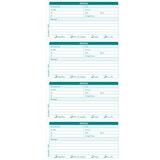 thumbnail of Exacompta 13290E 5x Telefon Notizen 29.7x14.8 50B mit Doppel -