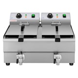 thumbnail of Royal Catering - Elektro-Friteuse - 2 x 10 Liter - Aftapkraan - 230 V