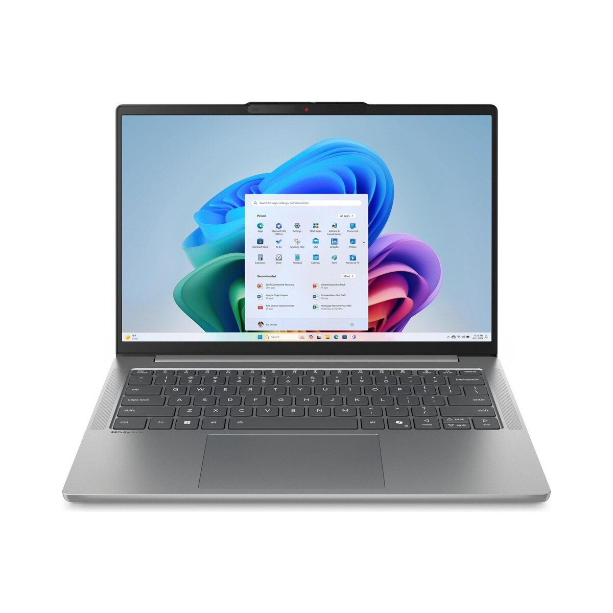 Lenovo IdeaPad Slim 5 (Luna Grey, 14" WUXGA, AMD Ryzen 5 8645HS, 64 GB RAM, 4 TB SSD) mit Windows 11 Pro