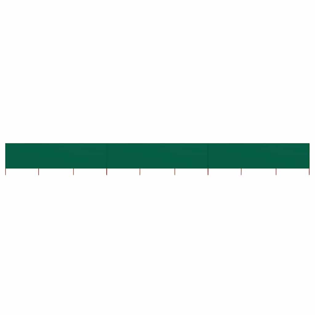 Paravent 9 panneaux Tissu 1200 x 120 cm Vert Modèle Ventura Marine