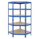 thumbnail of PROREGAL Mega Deal 1x Étagère d'angle + 2x Étagère charge lourde TIGER | HxLxP 180x90x45cm | Capacité de charge 175kg + 265kg | Bleu
