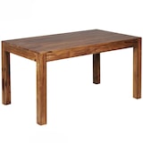 thumbnail of Esstisch Massivholz 160x80 cm | Sheesham Holztisch Rechteckig | Dunkelbraun | Handarbeit | NAKO Kollektion | Kadima Design