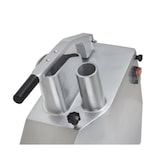 thumbnail of GastroHero Gemüseschneider I Elektrischer Gemüseschneider I 300 kg/h Leistung I 5 Scheiben Ø 2-7 mm I Aluminium I Gemüse-Cutter für Gastronomie