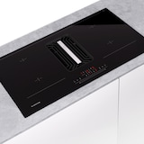 thumbnail of Klarstein AirJet 90 Down Air System Induktionsherd + DownAir-Abzugshaube 754 m³/h A++ Schwarz