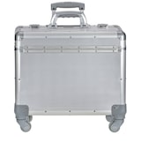 thumbnail of Alumaxx Pilotenkoffer Aktenkoffer groß Trolley Busines vier 360° Rollen silber 45169