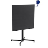 thumbnail of METRO PROFESSIONAL Mesa Bistro plegable Aveiro, acero, tablero efecto madera, 70 x 70 cm, cuadrada, gris oscuro/negro