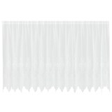 thumbnail of vidaXL Spitzenvorhang mit Vorhängen Floral Weiß 160 x 400 cm Polyester