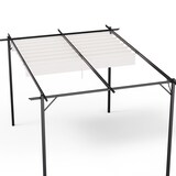 thumbnail of Blumfeldt Pantheon Robust Pergola 3x4m wetterbeständig Stahl pulverbeschichtet Beige