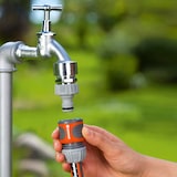 thumbnail of GARDENA System - Juego de Conectores y Boquilla para Mangueras de 1/2" y 5/8"