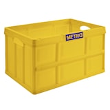 thumbnail of METRO Professional Cassetta pieghevole, polipropilene, 53 x 36 x 29.5 cm , 46 L, 40 kg, giallo