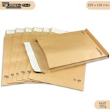 thumbnail of Lot de 50 Enveloppes kraft 120g à soufflets C4 - gamme Courrier+