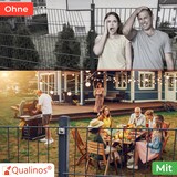 thumbnail of Qualinos 50x Grün (6005) Ersatzteil-Set für Doppelstabmatten Klemmbock 40mm und V2A Nietmutter ohne Schraube