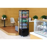 thumbnail of METRO PROFESSIONAL Panorama Kühlvitrine GGC3235B, 51.5 x 48.5 x 169 cm, 235 L, 4 verstellbare Einlegeböden, mit 4 Rollen, schwarz