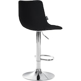 thumbnail of Conjunto de 2 bancos de bar em imitação de pele Jerry preto/cromo