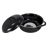 thumbnail of Braadpan  28 cm 5 l Zwart Emaille