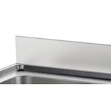 thumbnail of EURAST - Lavandino con struttura 1 scola, 1 vasca 400x400x200 con piano - 1000x550x850 mm - 2135I001