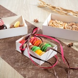 thumbnail of Boîte pâtissière sans couvercle / caissette en carton 220x140x50mm par 100 pièces JORIDEAL