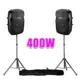 thumbnail of ENCEINTES Dj SONO ACTIVE 8"/20cm - 400W + Pieds