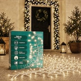 thumbnail of LED Cluster Lichterkette 7m Twinkle Effekt 768 LEDs Timer 8 Funktionen Weihnachtsbeleuchtung Innen Außen Deko Beleuchtung Warmweiß Transparent
