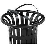 thumbnail of Rossignol - Corbeille extérieure à poser ou à fixer 60L TULIPE - gris manganèse