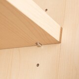 thumbnail of Armário com portas 78x90x45cm estrutura lateral + prateleiras cor cinza / tampa + frente cor cinza